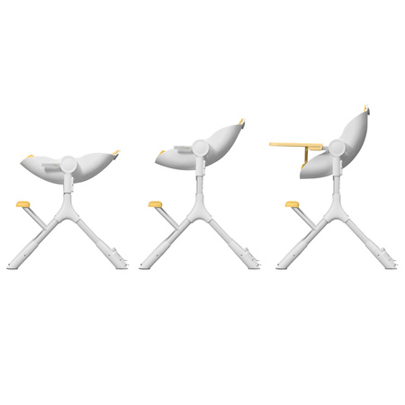 Krzesełko do karmienia kolor ŻÓŁTY Cocoon Z, ORIBEL LEMONADE YELLOW