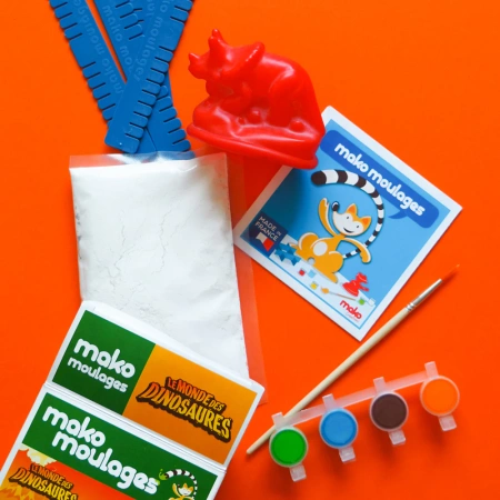 Mako Figurki Triceratops 39050 Gipsowe Figurki dla Dzieci