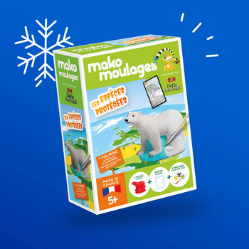 Mako Figurki Niedźwiedź Polarny 39062 Gipsowe Figurki dla Dzieci