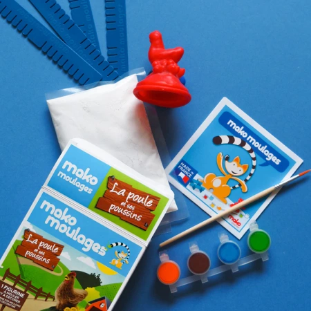 Mako Figurki Moja Kurka 39044 Gipsowe Figurki dla Dzieci