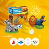 Mako Figurki Zwierzęta Sawanny 39059 Gipsowe Figurki dla Dzieci