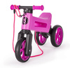 FWRider Super Sport 516538  Kolor: Violet / fioletowy z fioletowymi felgami Rowerek biegowy Jeździk 2w1 Ciche koła + Pasek do noszenia dla Rodzica