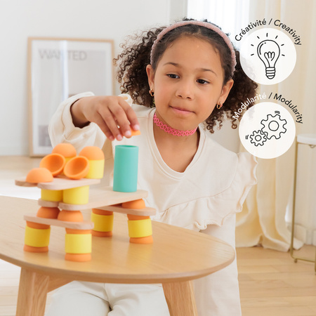 OPPI STIX 60 elementów - kreatywny zestaw konstrukcyjny 2+