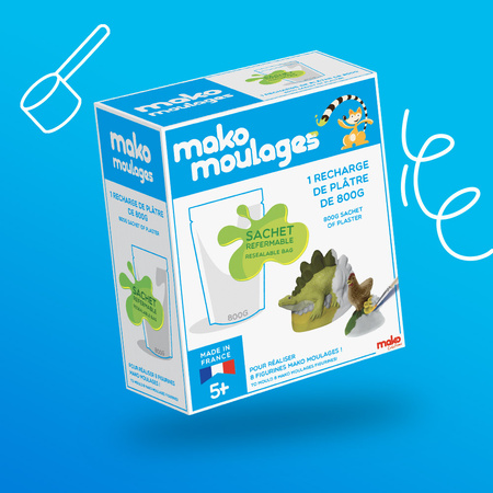 Mako Creations Zestaw Gipsu 800g 39004 Gips do Figurek