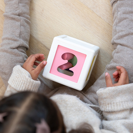 OPPI KUBY kreatywny silikonowy zestaw do sortowania 12m +