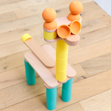 OPPI STIX 60 elementów - kreatywny zestaw konstrukcyjny 2+