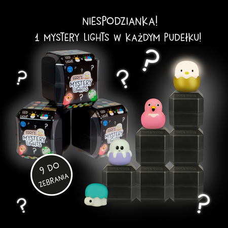 EGGY'S MYSTERY LIGHTS - Mini lampki niespodzianki. Zbierz całą kolekcję!