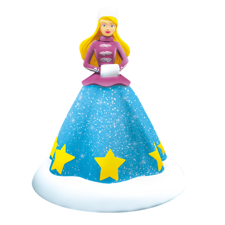 Mako Figurki Moja Zimowa Księżniczka 39014 Gipsowe Figurki dla Dzieci