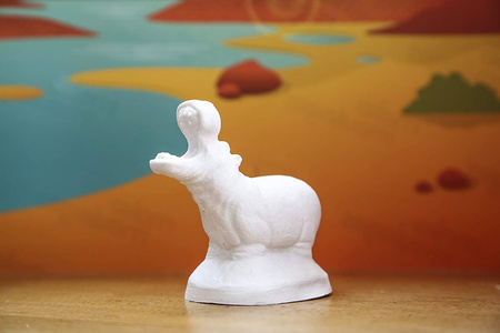 Mako Figurki Zwierzęta Sawanny 39059 Gipsowe Figurki dla Dzieci