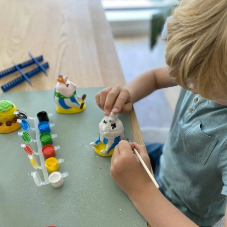 Mako Figurki Asterix i Obelix Wioska Galów Gipsowe Figurki dla Dzieci 39089