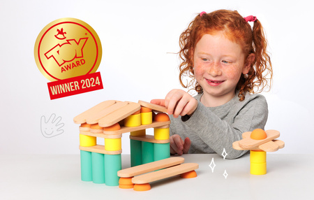 OPPI STIX 60 elementów - kreatywny zestaw konstrukcyjny 2+