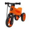 FWRider Super Sport 515739 Kolor: Orange / Pomarańczowy z pomarańczowymi felgami Rowerek biegowy Jeździk 2w1 Ciche koła + Pasek do noszenia dla Rodzica