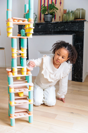 OPPI STIX 108 elementów - kreatywny zestaw konstrukcyjny 2+