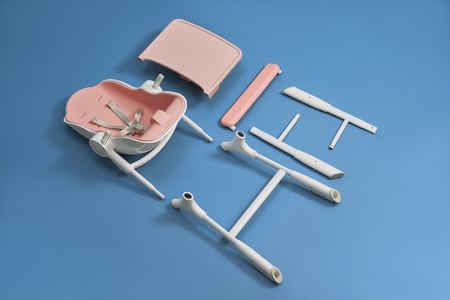 Krzesełko do karmienia kolor RÓŻOWY Cocoon Z, ORIBEL COTTON CANDY PINK