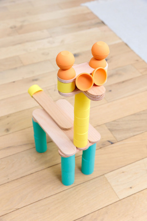 OPPI STIX 60 elementów - kreatywny zestaw konstrukcyjny 2+