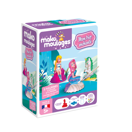 Mako Figurki Zaczarowana Trójka 39120 Gipsowe Figurki dla Dzieci