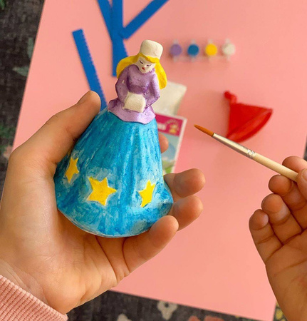 Mako Figurki Moja Zimowa Księżniczka 39014 Gipsowe Figurki dla Dzieci