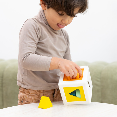 OPPI KUBY kreatywny silikonowy zestaw do sortowania 12m +