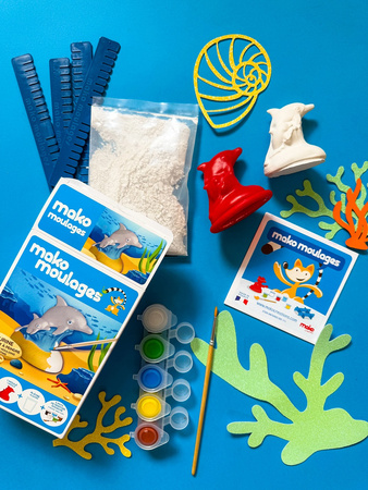 Mako Figurki Delfin 39116 Gipsowe Figurki dla Dzieci