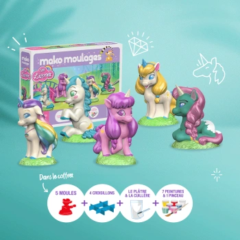 Mako Figurki Jednorożce Gipsowe Figurki dla Dzieci 39099