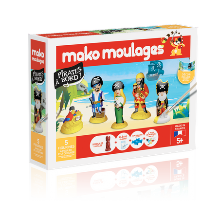 Mako Figurki Zestaw Piraci Gipsowe Figurki dla Dzieci 39067