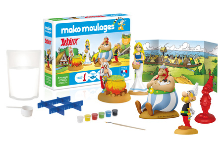 Mako Figurki Asterix i Obelix Wioska Galów Gipsowe Figurki dla Dzieci 39089