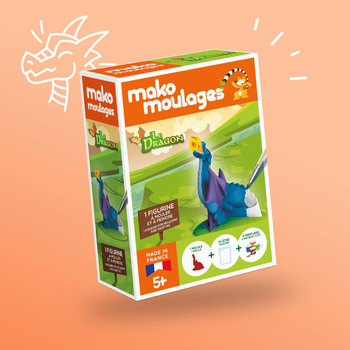 Mako Figurki Smok 39060 Gipsowe Figurki dla Dzieci