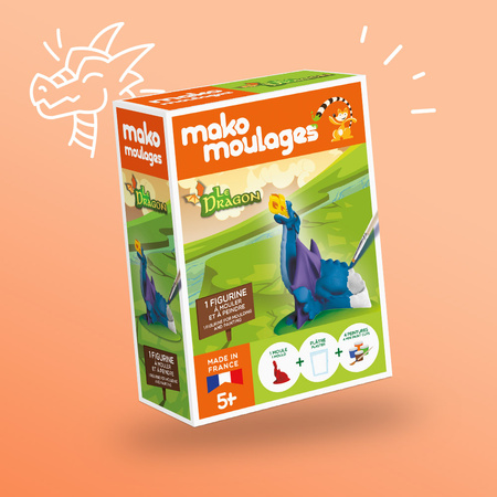 Mako Figurki Smok 39060 Gipsowe Figurki dla Dzieci