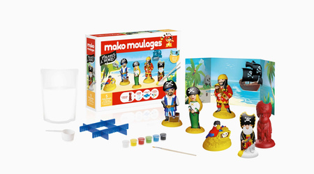 Mako Figurki Zestaw Piraci Gipsowe Figurki dla Dzieci 39067
