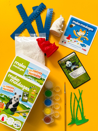 Mako Figurki Panda Wielka 39113 Gipsowe Figurki dla Dzieci