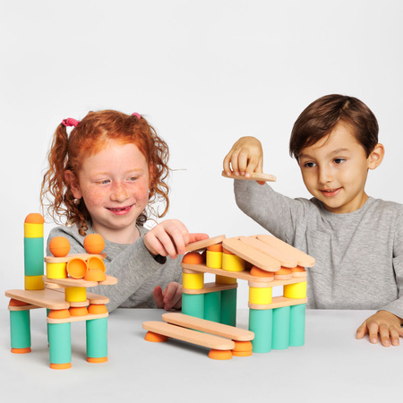 OPPI STIX 108 elementów - kreatywny zestaw konstrukcyjny 2+