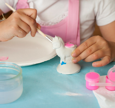 Mako Figurki Mój Jednorożec 39029 Gipsowe Figurki dla Dzieci