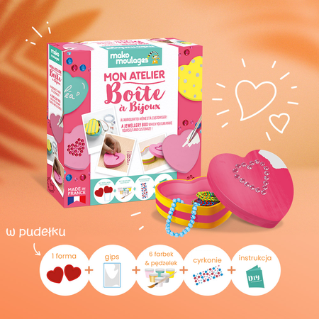 Promocja -6% Zestaw 28 sztuk potrójnych i DECO Mako Moulages ( 7 x 4 sztuki ) Gipsowe Figurki dla Dzieci