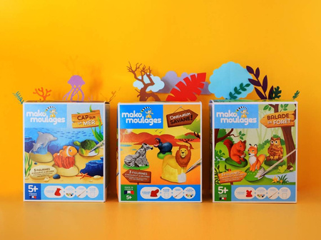 Mako Figurki Morskie Zwierzęta 39048 Gipsowe Figurki dla Dzieci