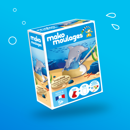 Mako Figurki Delfin 39116 Gipsowe Figurki dla Dzieci