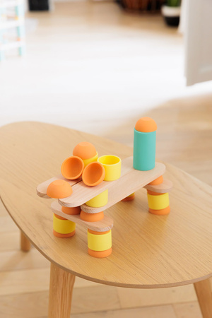 OPPI STIX 60 elementów - kreatywny zestaw konstrukcyjny 2+