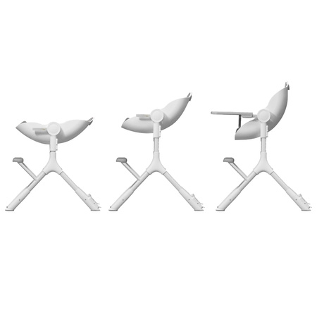 Krzesełko do karmienia kolor CIEMNOSZARY Cocoon Z, ORIBEL ICE GREY