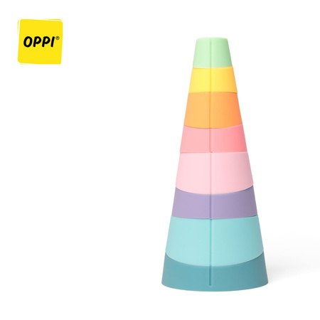 OPPI STAK kreatywny silikonowy zestaw konstrukcyjny 8 elementów 12m +