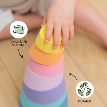 OPPI STAK kreatywny silikonowy zestaw konstrukcyjny 8 elementów 12m +