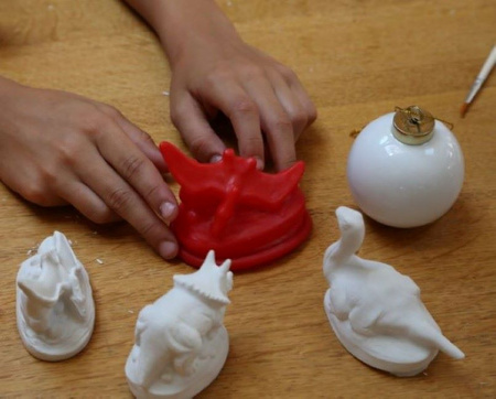 Mako Figurki Świat Dinozaurów Gipsowe Figurki dla Dzieci 39018