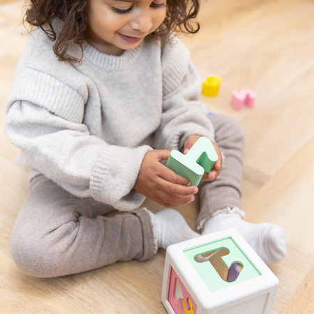 OPPI KUBY kreatywny silikonowy zestaw do sortowania 12m +