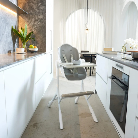 Krzesełko do karmienia kolor CIEMNOSZARY Cocoon Z, ORIBEL ICE GREY