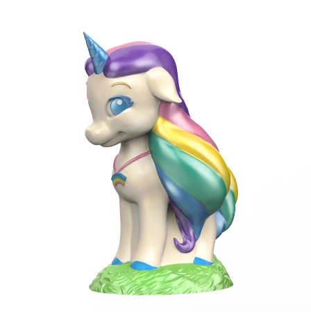 Mako Figurki Tęczowy Jednorożec 39108 Gipsowe Figurki dla Dzieci