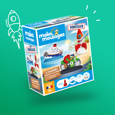 Mako Figurki Moje Pojazdy 39084 Gipsowe Figurki dla Dzieci