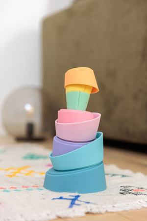 OPPI STAK kreatywny silikonowy zestaw konstrukcyjny 8 elementów 12m +