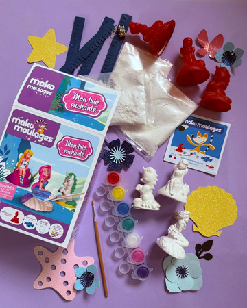 Mako Figurki Zaczarowana Trójka 39120 Gipsowe Figurki dla Dzieci