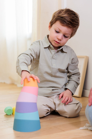 OPPI STAK kreatywny silikonowy zestaw konstrukcyjny 8 elementów 12m +