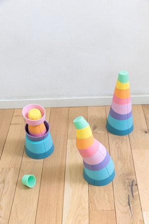 OPPI STAK kreatywny silikonowy zestaw konstrukcyjny 8 elementów 12m +