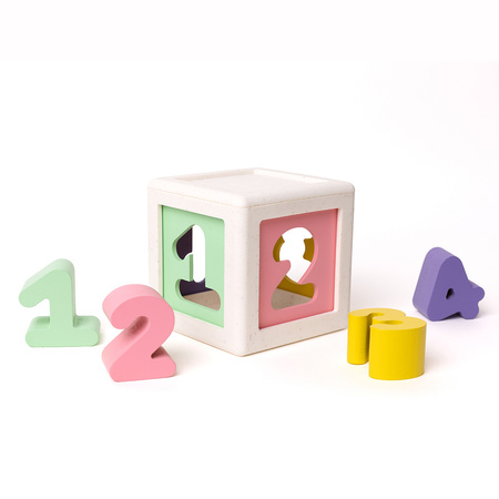 OPPI KUBY kreatywny silikonowy zestaw do sortowania 12m +