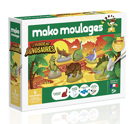 Mako Figurki Świat Dinozaurów Gipsowe Figurki dla Dzieci 39018